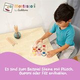 Eichhorn Montessori Fühlbrett, Geschicklichkeitsspiel 