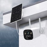 Foscam BP4, Überwachungskamera weiß/schwarz, inkl. 5W Solarpanel