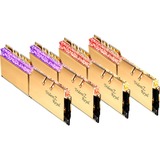 G.Skill DIMM 128 GB DDR4-3200 (4x 32 GB) Quad-Kit, Arbeitsspeicher gold, F4-3200C16Q-128GTRG, Trident Z Royal, INTEL XMP