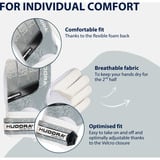 HUDORA Torwarthandschuhe für Kinder, grau, Gr. S grau/weiß, für Kinder ab 5 Jahren