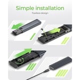 ICY BOX IB-1808MCT-CU31, Laufwerksgehäuse schwarz