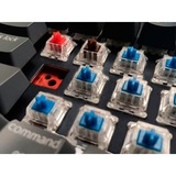 Keychron K6, Gaming-Tastatur schwarz/grau, DE-Layout, Gateron Brown, Hot-Swap, Aluminiumrahmen, RGB