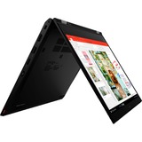 Lenovo ThinkPad L13 Yoga G2 (20VK007HGE), Notebook schwarz, Windows 10 Pro 64-Bit, 512 GB SSD