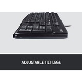 Logitech Keyboard K120, Tastatur schwarz, DE-Layout