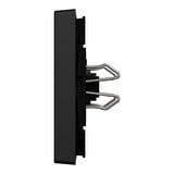 Merten Wippe mit Kontrollfenster, zweiteilige Ausführung, lackiert, matt, mit Klemmbefestigung schwarz (matt), Retail