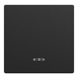 Merten Wippe mit Kontrollfenster, zweiteilige Ausführung, lackiert, matt, mit Klemmbefestigung schwarz (matt), Retail