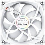 Montech RX140 PWM 140x140x25, Gehäuselüfter weiß, 140 mm