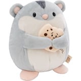 NICI Hamster Shai mit Keks, Größe ca. 16 cm, Kuscheltier 