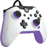 PDP Wired Controller - Fuse White, Gamepad weiß/lila, für Xbox Series X|S, Xbox One, PC