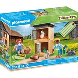 PLAYMOBIL 70675 Geschenkset "Kaninchenfütterung", Konstruktionsspielzeug