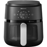 Philips Airfryer 2000 series, NA221/00, Heißluftfritteuse schwarz/silber, 1.500 Watt, Korb 4,2 Liter