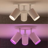 Philips HUE White & Color Ambiance Fugato 3er-Spot, LED-Leuchte weiß