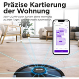 Shark Matrix Plus Saug- und Wischroboter RV2620WDEU, Saugroboter schwarz/grau