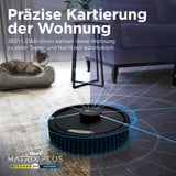 Shark Matrix Plus Saug- und Wischroboter RV2620WDEU, Saugroboter schwarz/grau
