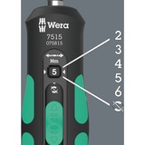 Wera Drehmoment-Schraubendreher 7515 Kraftform Safe-Torque Speed schwarz/grün, 1/4" Sechskant, 2-12 Nm