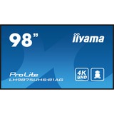 iiyama ProLite LH9875UHS-B1AG, Public Display schwarz (matt), UltraHD/4K, IPS, Lautsprecher