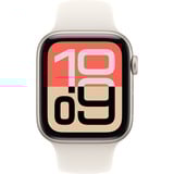 Apple Watch SE 3, Smartwatch silber, Aluminium, 44 mm, Sportarmband polarstern M/L, Cellular