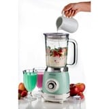 Ariete Standmixer Vintage green, Glasbecher    hellgrün, 1.000 Watt, 1,5 Liter