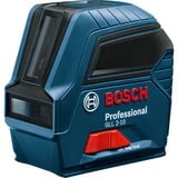 Bosch Kreuzlinienlaser GLL 2-10 Professional blau/schwarz, rote Laserlinien