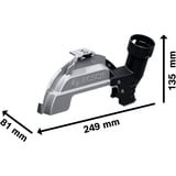 Bosch Professional Absaughaube GDE 180-CG Professional, Staubsauger-Aufsatz für große Ø 180mm Winkelschleifer