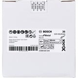 Bosch X-LOCK Fiberschleifscheibe R574 Best for Metal, Ø 115mm, K36 Bohrung 22,23mm
