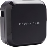 Brother P-touch CUBE plus Startpaket, Etikettendrucker schwarz, inkl. 3 Schriftbänder