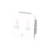 Busch-Jaeger Klingeltaster Do Not Disturb Make Up Room Flureinheit 24 Volt weiß, Retail