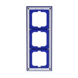 Busch-Jaeger Rahmen 3-fach blau, Retail