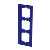 Busch-Jaeger Rahmen 3-fach blau, Retail