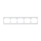 Busch-Jaeger Rahmen fünffach waagerecht 1725 KA-24G Retail