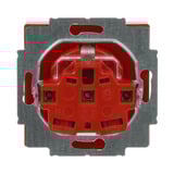 Busch-Jaeger Schutzkontaktsteckdose CEE 7/3 Typ F Einsatz 20 EUCKS DV 12 82101 rot, Retail