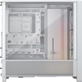 Corsair FRAME 4000D RS ARGB , Tower-Gehäuse weiß, Tempered Glass