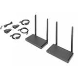 Digitus Wireless HDMI KVM Extender Set, HDMI Verlängerung schwarz, 200 m