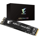 GIGABYTE AORUS Gen4 SSD 2 TB schwarz, PCIe 4.0 x4, NVMe 1.3, M.2 2280