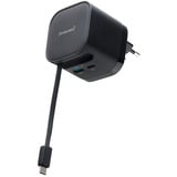 Intenso Power Adapter W65ACIC GaN, Ladegerät schwarz, 65W