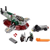 LEGO 75312 Star Wars Boba Fetts Starship, Konstruktionsspielzeug Mandalorian-Modell mit 2 Minifiguren