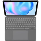 Logitech Combo Touch, Tastatur grau, DE-Layout, Scherenmechanik, für iPad Air 13" (M2 und M3)