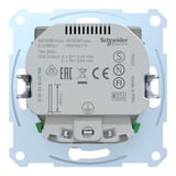 Merten Schutzkontakt-Steckdose Typ F mit USB Ladegerät und Schraubbefestigung MEG2367-0319 weiß (glänzend), Retail