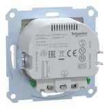 Merten Schutzkontakt-Steckdose Typ F mit USB Ladegerät und Schraubbefestigung MEG2367-0319 weiß (glänzend), Retail