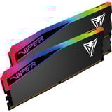 Patriot DIMM 64 GB DDR5-6000 (2x 32 GB) Dual-Kit, Arbeitsspeicher schwarz, VEUR564G6028K, Viper Elite 5 Ultra RGB, INTEL XMP, AMD EXPO