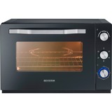 Severin Back- & Toastofen XXL TO 2073, Mini-Backofen schwarz