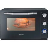 Severin Back- & Toastofen XXL TO 2073, Mini-Backofen schwarz