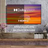Telefunken XU65VP750M, LED-Fernseher 164 cm (65 Zoll), schwarz, UltraHD/4K, Tripple-Tuner, SmartTV, VIDAA-Betriebssystem
