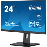 iiyama ProLite XUB2492HSU-B6, LED-Monitor 60.5 cm (23.8 Zoll), schwarz (matt), FullHD, AMD Free-Sync, IPS, 100Hz Panel