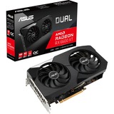 ASUS Radeon RX 6600 XT DUAL OC, Grafikkarte RDNA 2, GDDR6, 3x DisplayPort, 1x HDMI 2.1