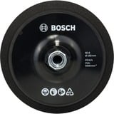 Bosch Professional Gummistützteller Ø 150mm, Schleifteller schwarz, für Poliermaschinen