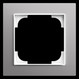 Busch-Jaeger Abdeckrahmen einfach, Abdeckung aluminium, Retail