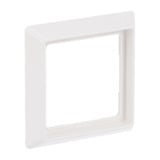 Busch-Jaeger Rahmen einfach für Unterputzmontage, Allwetter 44, Schutzart IP44, Kunststoff, glänzend weiß (glänzend), Retail