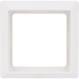 Busch-Jaeger Rahmen einfach für Unterputzmontage, Allwetter 44, Schutzart IP44, Kunststoff, glänzend weiß (glänzend), Retail