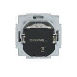 Busch-Jaeger Schutzkontaktsteckdose Einsatz aluminium, Retail